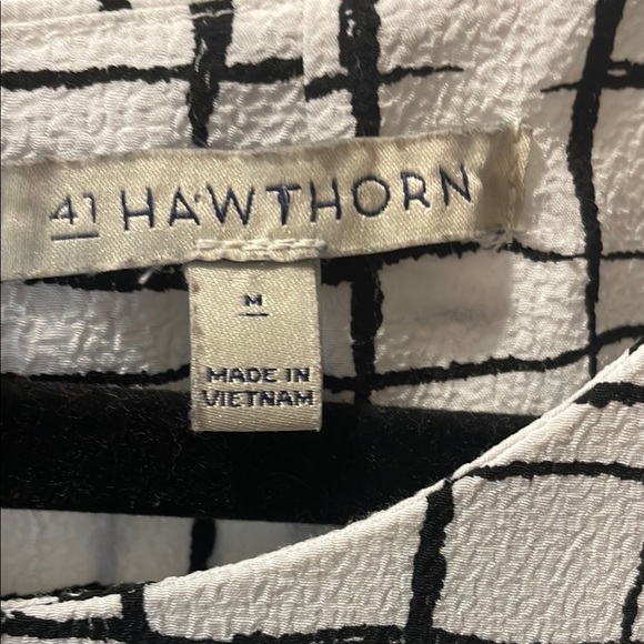 41 Hawthorn Monochrome Checkered Tank Top - Picture 2 of 6